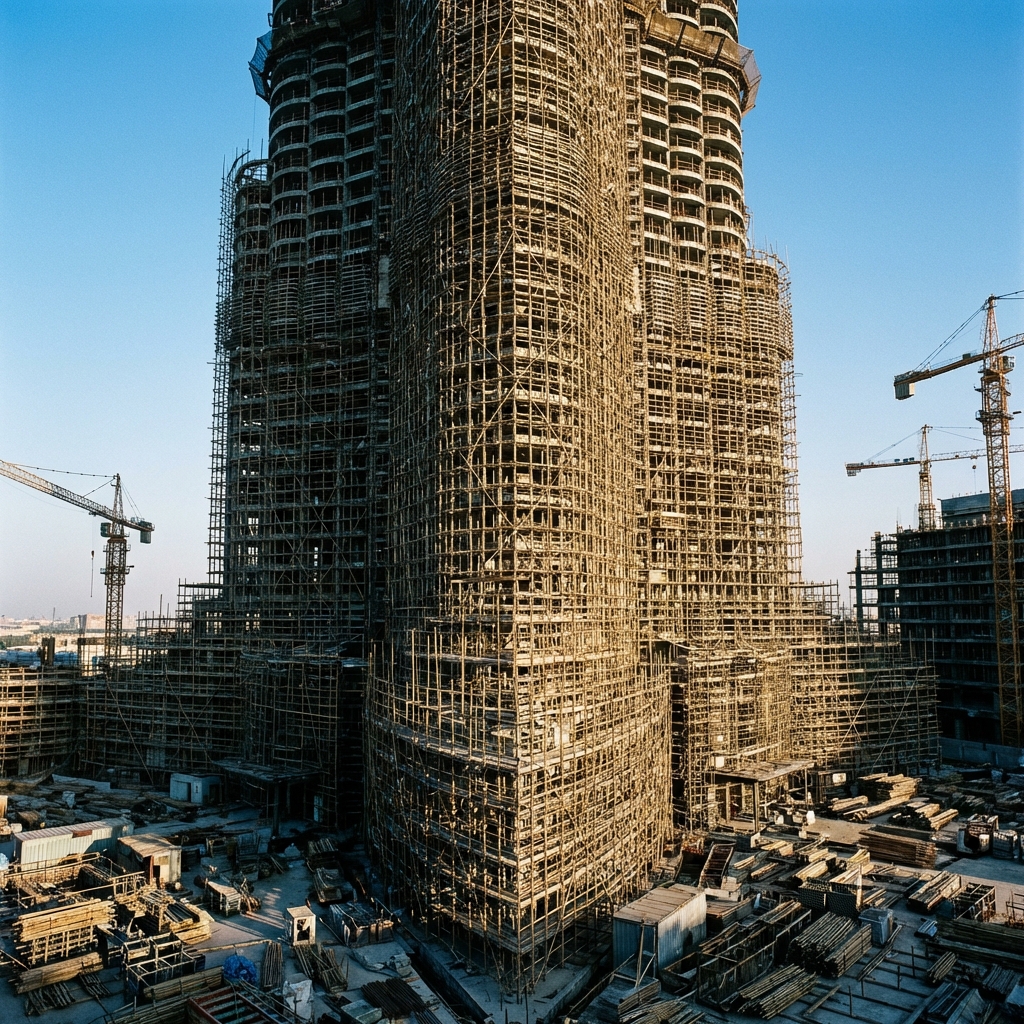 Scaffolding Silhouette